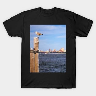 Seagull Liberty Island Ferry New York City T-Shirt